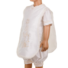 Boys Baptism Outfit, 4 Piece Christening Set, Traje de Bautizo - 803