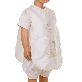 Boys Baptism Outfit, 4 Piece Christening Set, Traje de Bautizo - 803