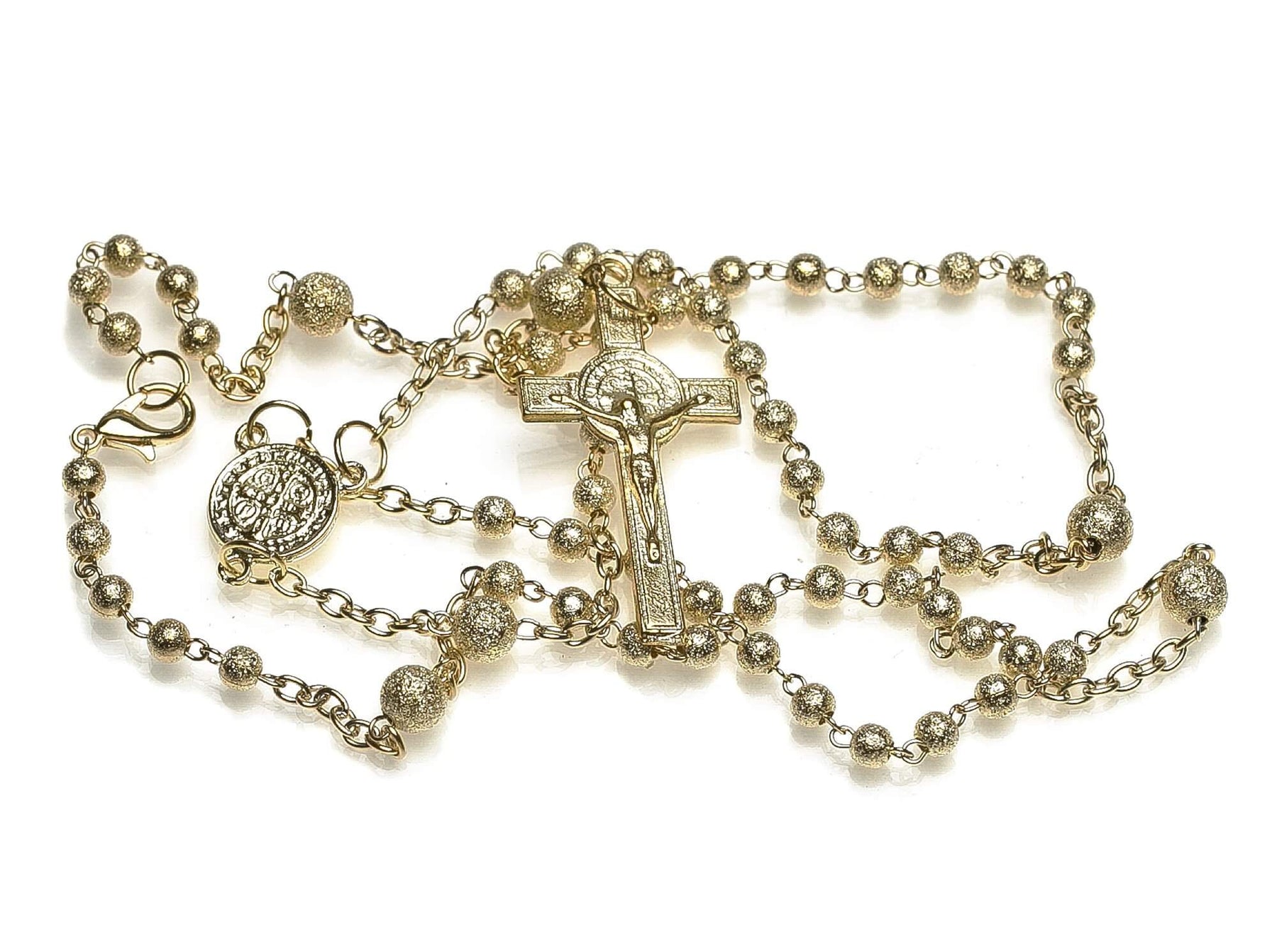 Handcrafted rosary in its standard fifteen Mysteries of the traditional Rosary. This item was designed based on the long-standing custom that was established by Pope Pius V in the 16th century.Handcrafted rosary in its standard fifteen Mysteries of the traditional Rosary. This item was designed based on the long-standing custom that was established by Pope Pius V in the 16th century.