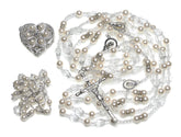 Crystal and Pearl Wedding Lasso 3 Item Set